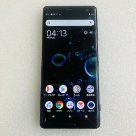 【中古】[ SONY ] Xperia XZ3 SOV39 ブラック / au版 白ロム / SIMロック解除済み SOV39