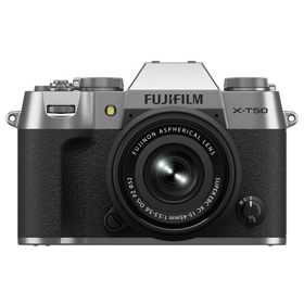[新品]FUJIFILM フジフイルム X-T50 JP XC15-45mmレンズキット シルバー（日本語・英語のみ対応）