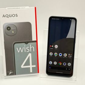 【中古A】AQUOS wish4 A402SH ブラック バッテリー【80％以上】 SIMフリー 白ロム