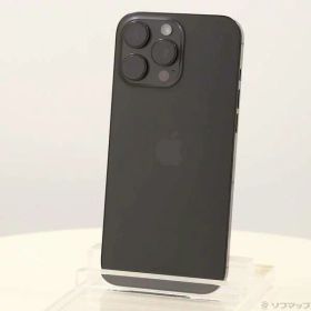 【中古】Apple(アップル) iPhone16 Pro Max 256GB ブラックチタニウム 3N528J／A SIMフリー 【368-ud】