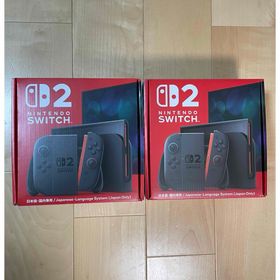 ニンテンドースイッチ(Nintendo Switch)の2台セット Nintendo Switch 2 (家庭用ゲーム機本体)
