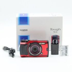 OLYMPUS デジタルカメラ Tough TG-6 レッド 1200万画素CMOS F2.0 15m 防水 100kgf耐荷重 GPS 内蔵Wi-Fi TG-6RED 676