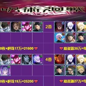 最安值 | ファンパレ(呪術廻戦ファントムパレード)のアカウントデータ、RMTの販売・買取一覧