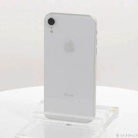 〔中古品〕 iPhoneXR 64GB ホワイト MT032J／A SIMフリー【377】