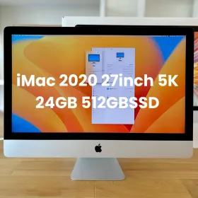 ②iMac (5K, 27inch, 2020) 64GB/1TB SSD Apple iMac 27インチ Retina 5Kディスプレイモデル MXWV2J/A [3800