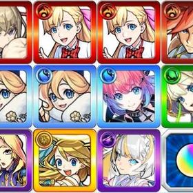 石垢-マサムネ+マナx2+エクスカリバー+アナスタシアx2+久遠+ニケ+ルシファー+ウリエル+マギア | モンストのアカウントデータ、RMTの販売・買取一覧