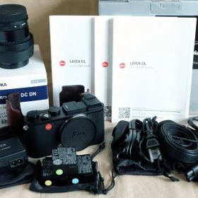 美品 LEICA ライカ CL ブラックボディ・SIGMAレンズと他多数