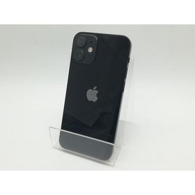 【中古】Apple SoftBank 【SIMロック解除済み】 iPhone 12 mini 64GB ブラック MGA03J/A【柏】保証期間１週間【ランクC】