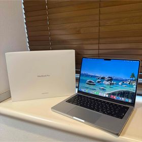 アップル(Apple)の【美品】MacBook Pro M1 16GB 512GB 14インチ シルバー(ノートPC)