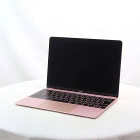 〔中古品〕 MacBook 12-inch Early-2016 MMGL2J／A Core_m3 1.1GHz 8GB SSD256GB ローズゴールド 〔10.15 Catalina〕【344】
