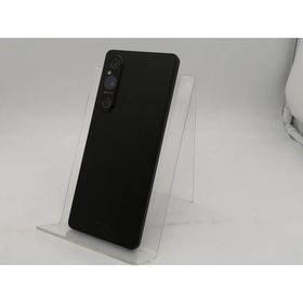 【中古】SONY au 【SIMフリー】 Xperia 1 V ブラック 12GB 256GB SOG10【なんば】保証期間１ヶ月【ランクB】