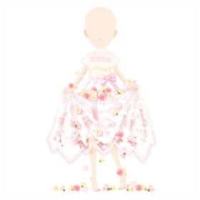 ガルショ GREE【スプリングフラワードレス】 | ガルショのアイテム、RMTの販売・買取一覧