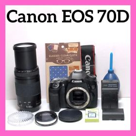 ✨スポーツ観戦に✨Canon EOS 70D✨Wi-Fi機能搭載✨超高画質✨