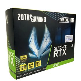 ZOTAC GAMING GEFORCE 3060 Twin Edge OC グラフィックボード ビデオカード 12GB 192BIT GDDR6 パソコン パーツ 中古 訳有 T10706385