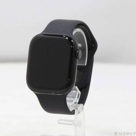 〔中古〕Apple(アップル) Apple Watch Series 10 GPS 46mm ジェットブラックアルミニウムケース ブラックスポーツバンド〔262-ud〕