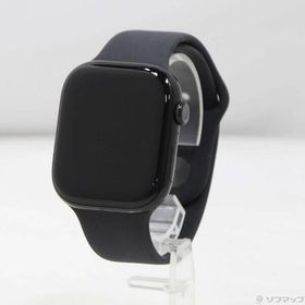〔中古〕Apple(アップル) Apple Watch Series 10 GPS 46mm ジェットブラックアルミニウムケース ブラックスポーツバンド〔258-ud〕