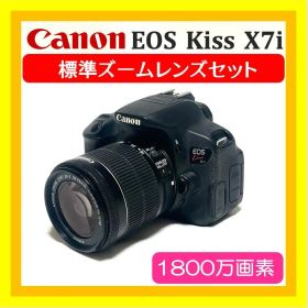 すぐ撮れる❣️ Canon EOS Kiss X7i 標準レンズ 1800万画素