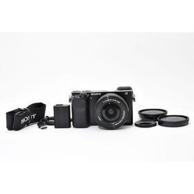 ＜良品＞ソニー SONY α6000 パワーズームレンズキット ILCE-6000L B