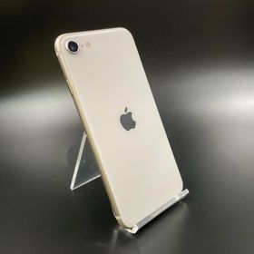 アップル(Apple)の【全額返金保証】【最速発送】Apple iPhone iPhone SE（第3世代） 64GB スターライト Softbank SIMフリー 動作確認済(スマートフォン本体)