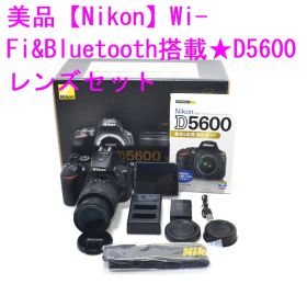 美品【Nikon】Wi-Fi&Bluetooth搭載★D5600レンズセット