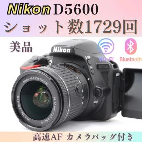 【美品】Nikon D5600 WiFi搭載 タッチパネルで快適撮影 高画質