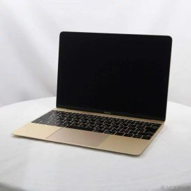 【中古】Apple(アップル) MacBook 12-inch Early-2016 MLHE2J／A Core_m3 1.1GHz 8GB SSD256GB ゴールド 〔10.15 Catalina〕 【269-ud】