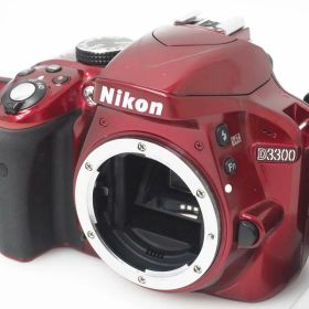 【中古】【並品】ニコン D3300 ボディ レッド CA01-R225-1Q1A APS-C 一眼レフ カメラ Fマウント 本体 デジタル 中古
