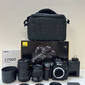 Nikon D7500 本体 レンズ3本セット 動作良好 元箱付