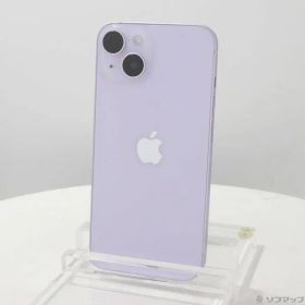 〔中古品〕 iPhone14 128GB パープル MPUY3J／A SIMフリー【276】