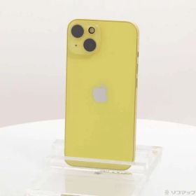 〔中古品〕 iPhone14 128GB イエロー MR3Q3J／A SIMフリー【262】