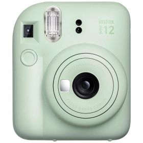 【12月15日24H限定★エントリーで全商品P10倍！】FUJIFILM＜富士フイルム＞ チェキカメラ instax mini12 ミントグリーン INSTAX mini12 GREEN インスタントカメラ チェキ カメラ 簡単 明るい レンズ セルフィー 接写 緑