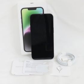 【質みなみ】●1062●au●iPhone14 128GB MPUD3J/A ミッドナイト●超美品