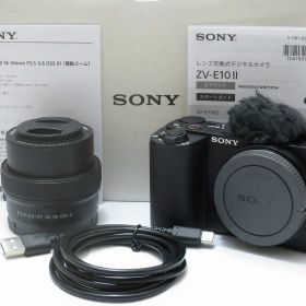 ソニー SONY ミラーレス一眼 VLOGCAM ZV-E10M2（レンズキット） 【中古】