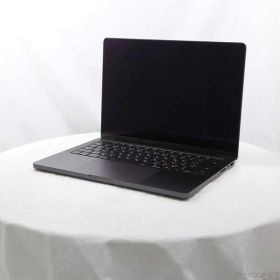 【中古】Apple(アップル) 〔展示品〕 MacBook Pro 14.2-inch Late-2024 MW2U3J／A Apple M4 10コアCPU_10コアGPU 16GB SSD512GB スペースブラック 〔15.3 Sequoia〕 【258-ud】