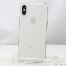 〔中古品〕 iPhoneXS 64GB シルバー MTAX2J／A SoftBank【344】
