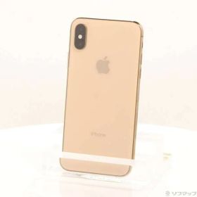 〔中古品〕 iPhoneXS 256GB ゴールド MTE22J／A SIMフリー【349】