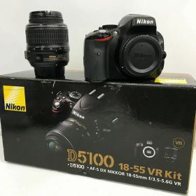 ニコン Nikon デジタル一眼レフカメラ 18-55VR レンズキット f/3.5-5.6G D5100 【中古】