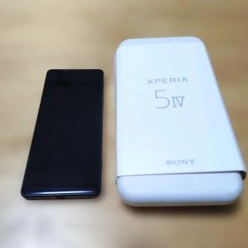 Sony Xperia 5 IV 本体 ブラック XQ-CQ44 256GB