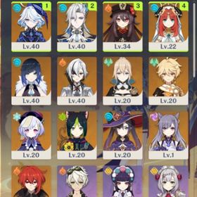 原神★5キャラクター多数アカウント | 原神のアカウントデータ、RMTの販売・買取一覧