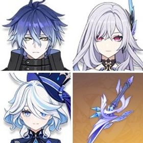 即対応|七七+ジン+フリーナ+スカーク2凸+夢見月瑞希1凸+刻晴+蒼耀+フリンズ|引退垢 | 原神のアカウントデータ、RMTの販売・買取一覧