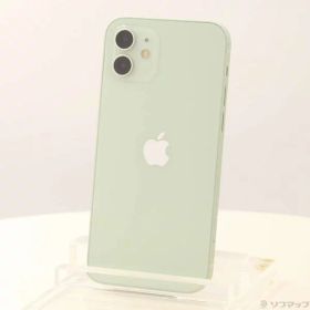 【中古】Apple(アップル) iPhone12 64GB グリーン MGHT3J／A SIMフリー 【349-ud】