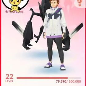 🌎 [自動配信] |🔥 LV 22 |❤️ チーム・ヴァラー(赤) |💎 19 レジェンダリー & ミシカル |⚡ パルキア + ネクロズマ + ホオウ |🍭 100名 希少 キャンディー |🎮 PTC ログイン |🔑 フル