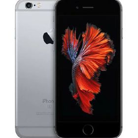 【中古】【安心保証】 iPhone6s[64GB] au スペースグレイ