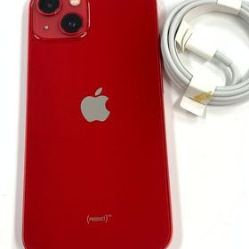【モバイルBOX】美品 電池83%SIMフリー iPhone13 128GB レッド