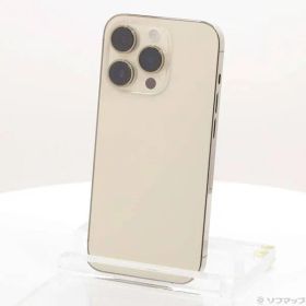 〔中古品〕 iPhone14 Pro 128GB ゴールド MQ073J／A SIMフリー【371】
