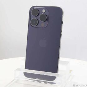 〔中古品〕 iPhone14 Pro 128GB ディープパープル MQ0F3J／A SIMフリー【305】