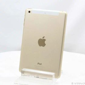 【中古】Apple(アップル) iPad mini 3 64GB ゴールド MGYN2J／A SIMフリー 【377-ud】
