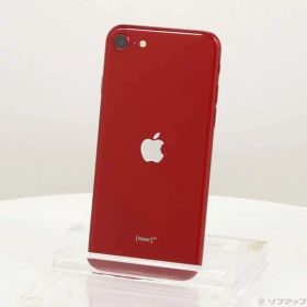 【中古】Apple(アップル) iPhone SE 第3世代 64GB プロダクトレッド MMYE3J／A SIMフリー 【295-ud】
