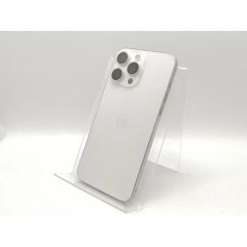 【中古】Apple docomo 【SIMフリー】 iPhone 15 Pro Max 256GB ホワイトチタニウム MU6Q3J/A【高崎モントレー】保証期間1ヶ月【ランクB】