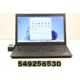 ノートパソコン Lenovo ThinkPad L580 Core i5 8250U 1.6GHz/8GB/256GB(SSD)/15.6W/FWXGA(1366x768)/Win11 文字消えあり